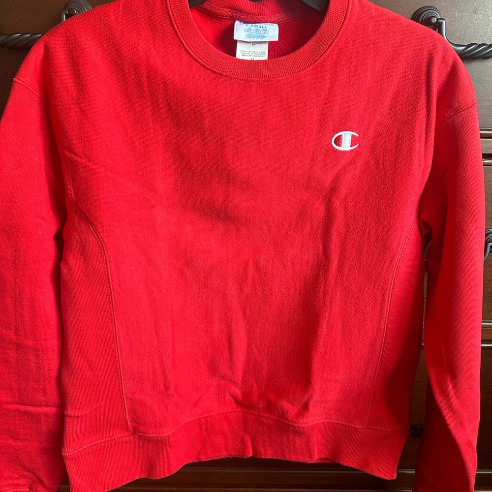 Champions Reverse Weave sweatshirt XS red